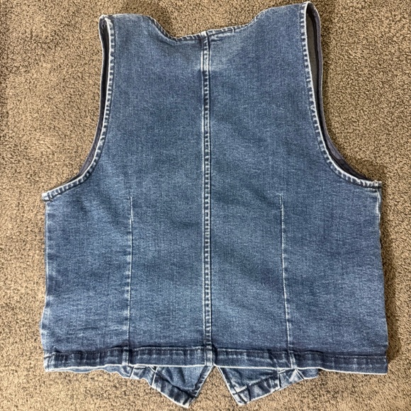 Bench Denim Button-Up Vest- Size M - Picture 2 of 4